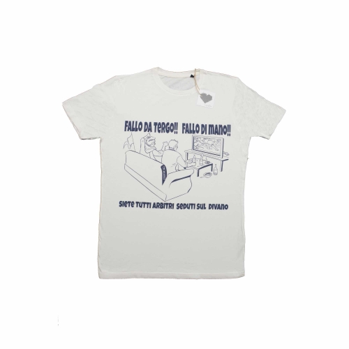 DOGSO T-Shirt VAR manica corta BIANCO