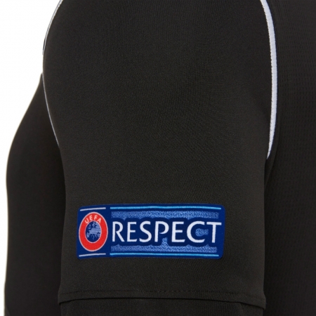 Maglia gara EURO 2020 MACRON UEFA Referee manica corta BLACK