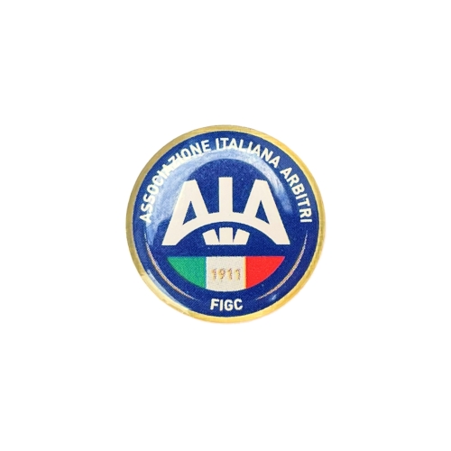 Spilla in ottone logo AIA