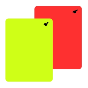 Coppia cartellini FM Neon 12x9 cm